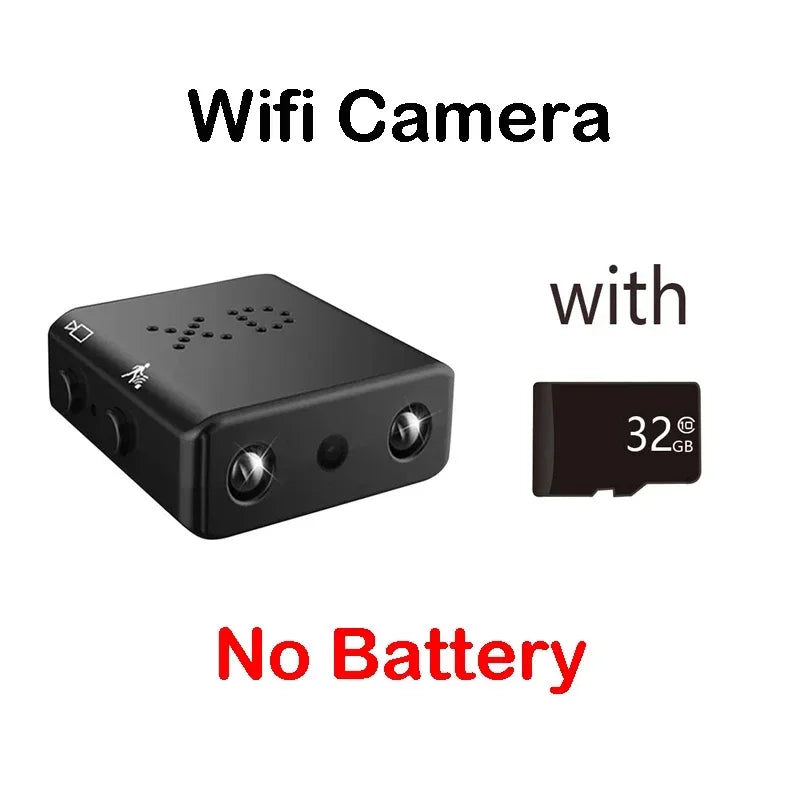 V380 Mini Wifi IP Camera XD 1080P Indoor Security Surveillance Camcorder Night Vision Wireless Audio Video Recorder Micro Cam