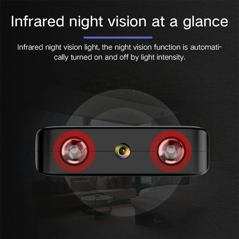 V380 Mini Wifi IP Camera XD 1080P Indoor Security Surveillance Camcorder Night Vision Wireless Audio Video Recorder Micro Cam